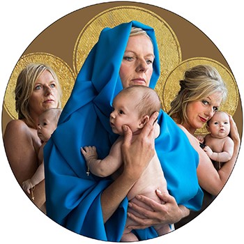 3 x maria in cirkel
